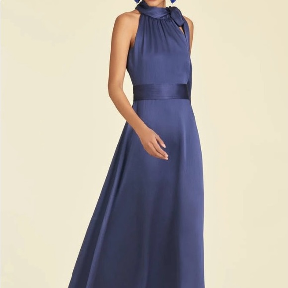 Sachin & Babi, Kayla Gown - Deep Cobalt. - Picture 2 of 5